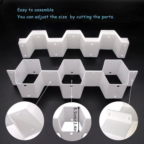 Onerbuy 8pcs Partición Diy Honeycomb Organizador Del Armario