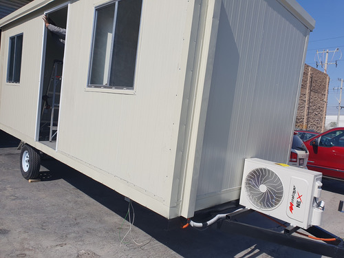 Camper Caseta Traila Remolque Oficina Móvil C/ Wc Y Privado