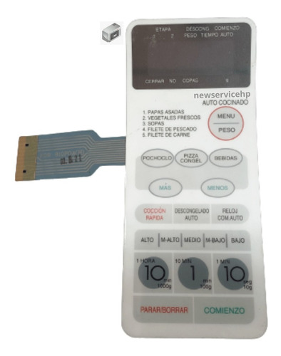 Membranas De Microondas Daewoo Kor-810