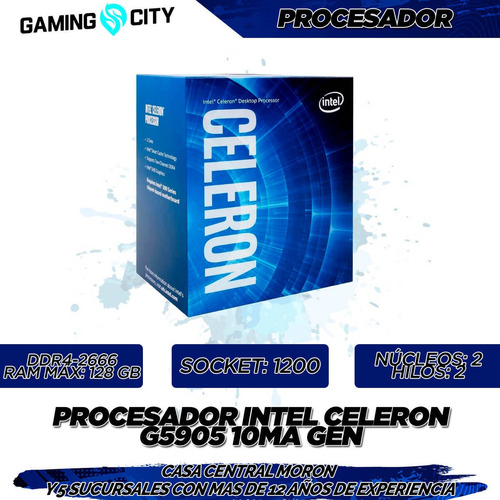 Imagen 3 de 7 de Pc Armada Intel Celeron G5900 8gb Ram 1tb Hdd