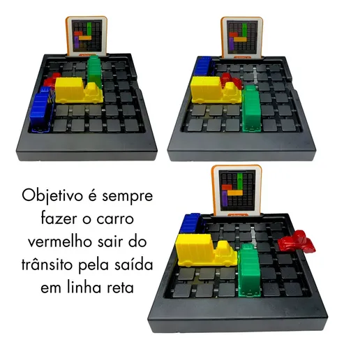 Jogo do Trânsito Pakitoys Quebra-cabeça Estratégia Educativo