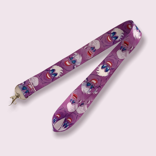 Lanyard De Villanas Disney, Ursula, Malefica, Cruella