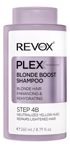 Shampoo Plex Blonde Boost Step 4b 260ml Revox