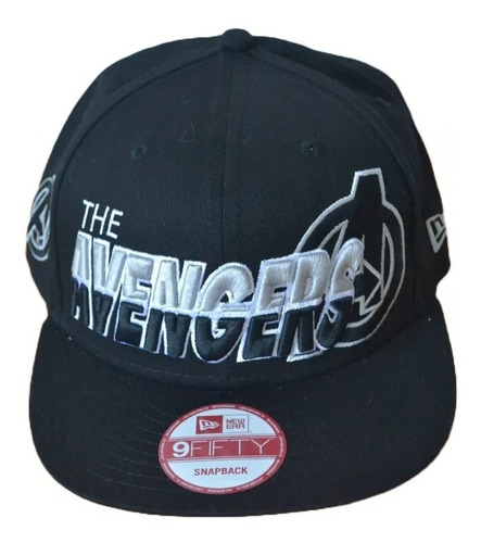 Gorra The Avengers Negra Logo Original New Era 9 Fifty