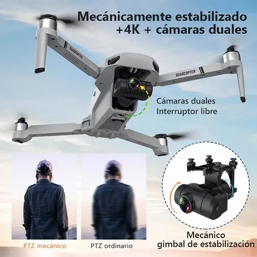 Dron GPS Con Cámara HD 4K Para Adultos Cuadricóptero RC Retorno A Casa 2023  New