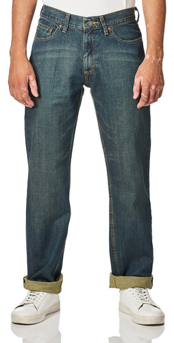 Lee Hombre Premium Select Relaxed Fit Straight Leg Jean, Rou