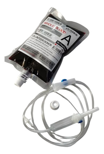Bolsa Transfusión De Sangre, Sangre Falsa, Maquillaje 250cc