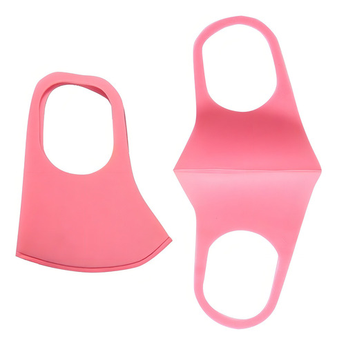 Cubrebocas Infantil 3d, Lavable Agua Y Jabon De Esponja Color ROSA AMARILLO AZUL