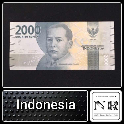 Indonesia - Asia - 2000 Rupias - Año 2016 - Unc - P# 155 