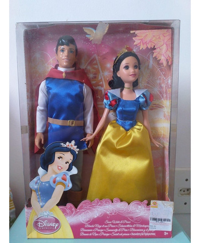 Casal Branca De Neve E Príncipe Da Mattel De 2009