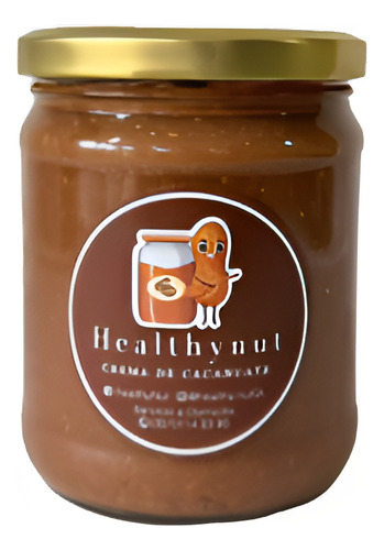 Crema De Cacahuate Con Cocoa 100% Natural, 500 Mg