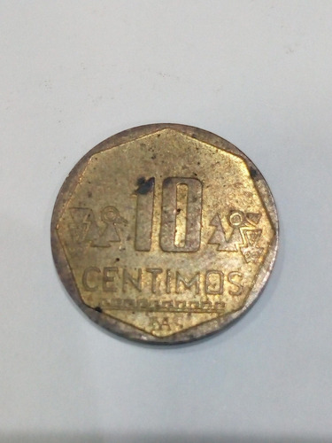 Moneda 10 Céntimos Perú 2011 (Usado)
