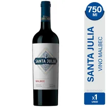 Comprar Vino Santa Julia Malbec 750ml Tinto Botella 750 Ml Bebidas