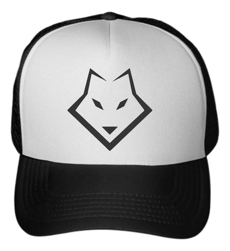 Gorra Trucker Dreamwolf Blanca/youtuber/adultos2