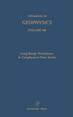 Libro Advances In Geophysics: Volume 40 : Long-range Pers...