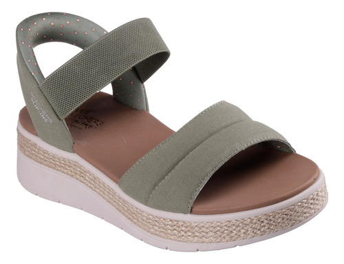 Sandalia Skechers Bobs Sun Ray Mod. 114413 Olivo Mujer / C