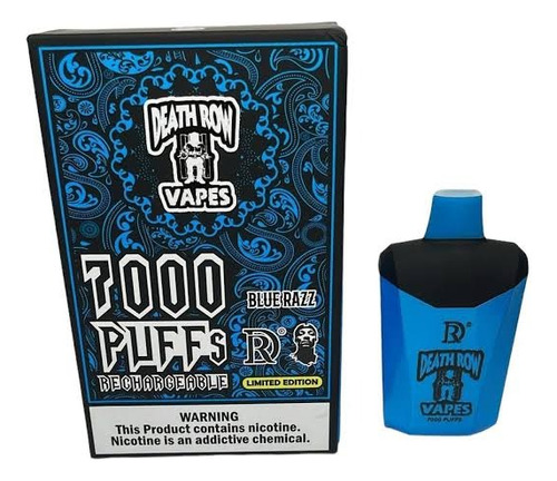 Vape Miel Death Row 7000 Puffs Sabores Surtidos 10 Pz