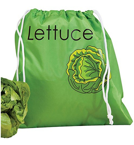 Bolsas Reutilizables De Vegetales, Bolsa De Ensalada Ke...