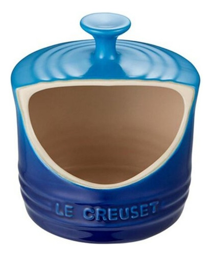 Porta Sal De Cerâmica Premium Le Creuset Cor Azul Marseille