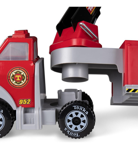 Tonka Steel Classics Camión De Bomberos Grande / C