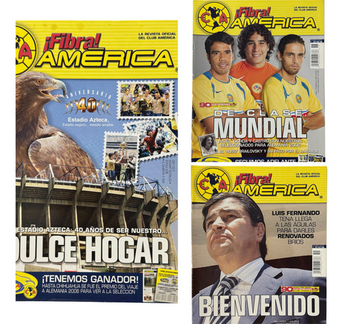 14 Revistas Fibra America + Revista Record Edición Especial