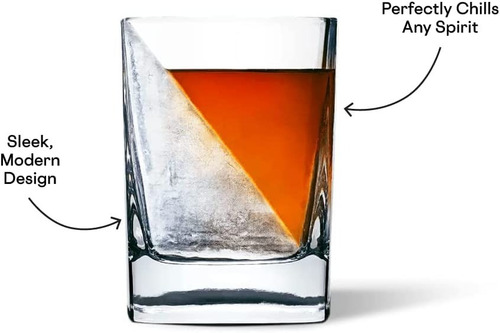 Vaso Whisky Con Molde Para Hielo 9oz. Corkcicle Color Negro