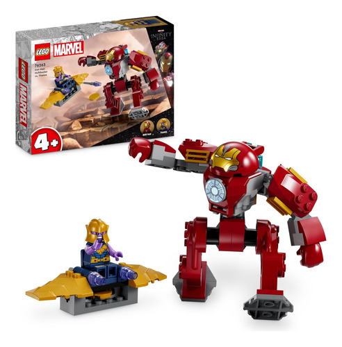 Brinquedo Lego Marvel Homem De Ferro Hulkbuster Vs. Obrigado