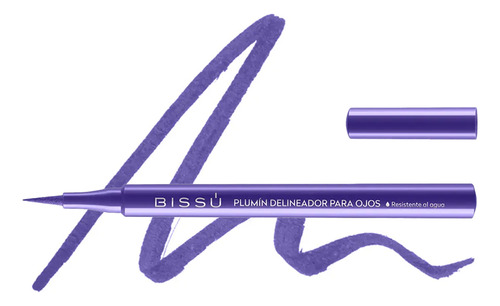 Plumin Delineador Para Ojos Bissú 07 Violeta Violeta