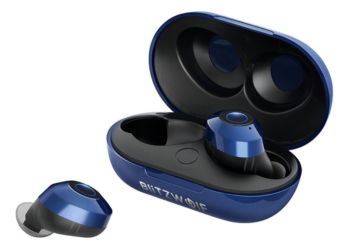 Fone De Ouvido Blitzwolf Bw-fye5 Azul Com Led Tws Royal Blue