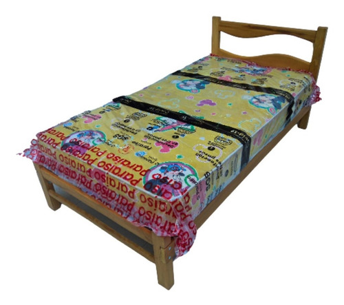 Cama De Madera 1.5 Plaza (no Incluye Colchón)