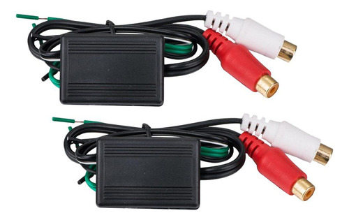 2 Piezas De Para Automóvil A 2x Cable Convertidor Rca , 8