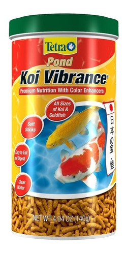 Tetra Pond Koi Vibrance 140gr Alimento Peces Estanques