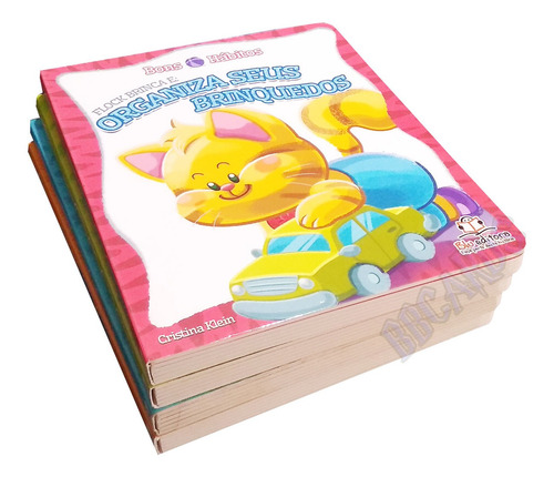 Imagem 1 de 9 de Livro Infantil Educativo Cartonado Coleção Bons Hábitos