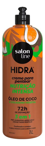 Creme Para Pentear Salon Line 1kg Hidra Coco