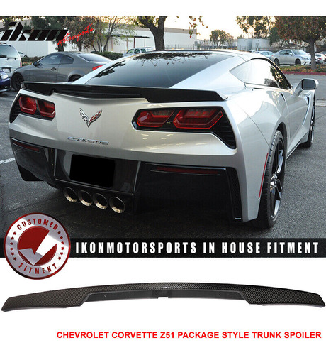 Spoiler Aleron Carbon Chevrolet Corvette Stingray 2018 6.2l