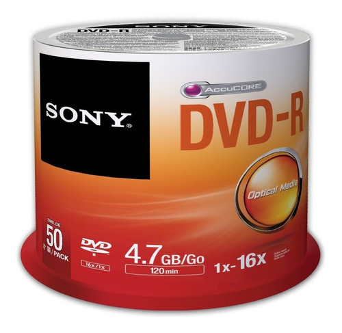 Dvd-r Sony Sony 50dmr47so 50 Piezas