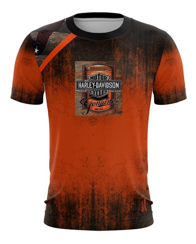 Imagem 6 de 7 de Kit 3 Camisetas Brk Motociclismo Harley Davidson Com Fpu 50+