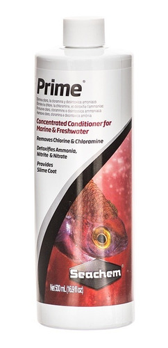 Condicionador Prime Seachem 100ml - Remove Cloro E Amonia