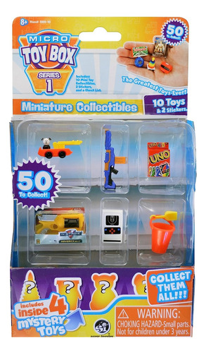 Micro Toy Box Series 1 Mini Coleccionables Paquete De 10