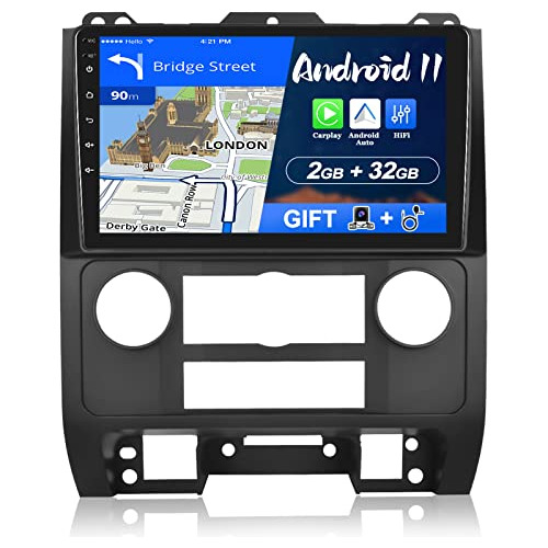 Estéreo Automóvil Android 11 Ford Escape/kuga 2007-20...