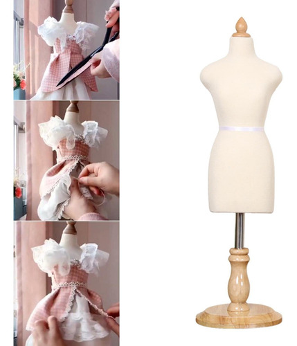 Maniquí Vestido Muñeca Cuerpo Femenino Soporte De B