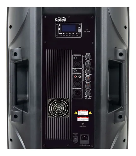 Parlante Kalley K-spk400 Bluetooth 400w Negro Fm Karaoke