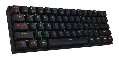 Teclado Redragon Draconic K530rgb Mecanico Bluetoot Alambric