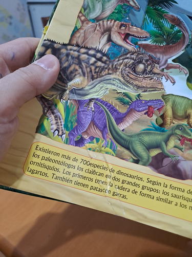 Dinosaurios Increibles, Libro C Pop Ups 3d, Con Falla (Usado)