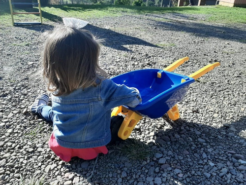 Imagem 7 de 10 de Carrinho De Mão Carriola Brinquedo Praia Kit Com 2 Unidades