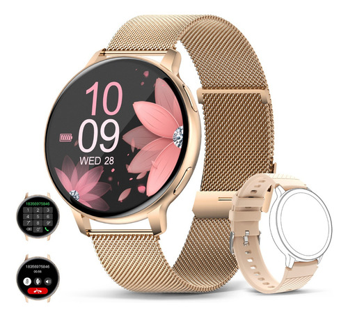 - Adecuado Para Reloj Inteligente Huawei Xiaomi Mujer Llamada