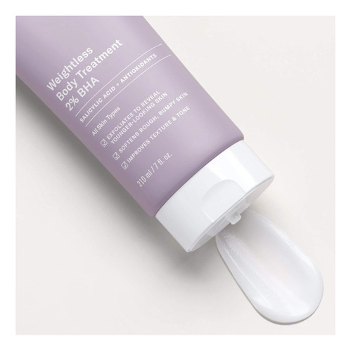 Paula Choice Weightless Body Treatment 2% Bha 210 Ml Tipo De Piel Mixta, Seca, Grasa, Normal