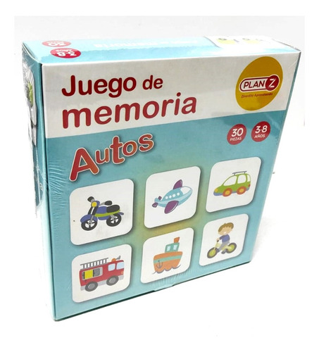 Juego De Memoria Transportes - Didactico Infantil Para Niños