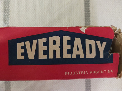 Linterna Eveready Antigua Blanco Plateado
