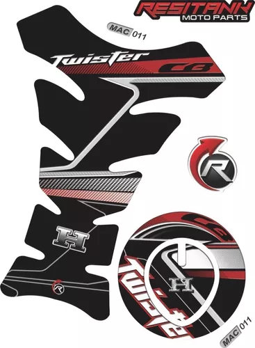 Kit Adesivo Resinado P/ Moto CBX 250 Twister 2003 a 2008